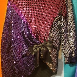 80s Sequin top